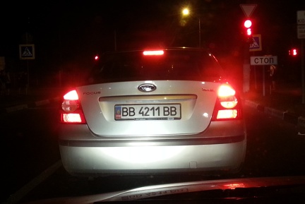 «Государственный» регистрационный знак Лугандонии