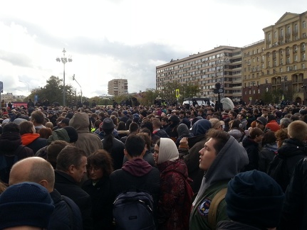 Митинг в поддержку Навального