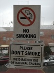No smoking